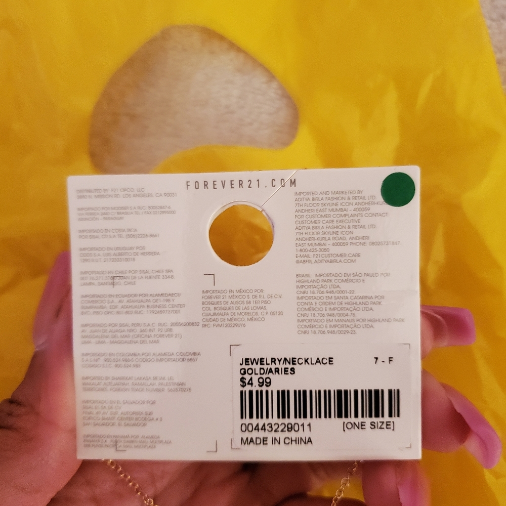 FOREVER 21 Aries ♈ Necklace - Picture 3 of 3